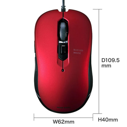 Wired Blue LED Mouse MA-BL114R