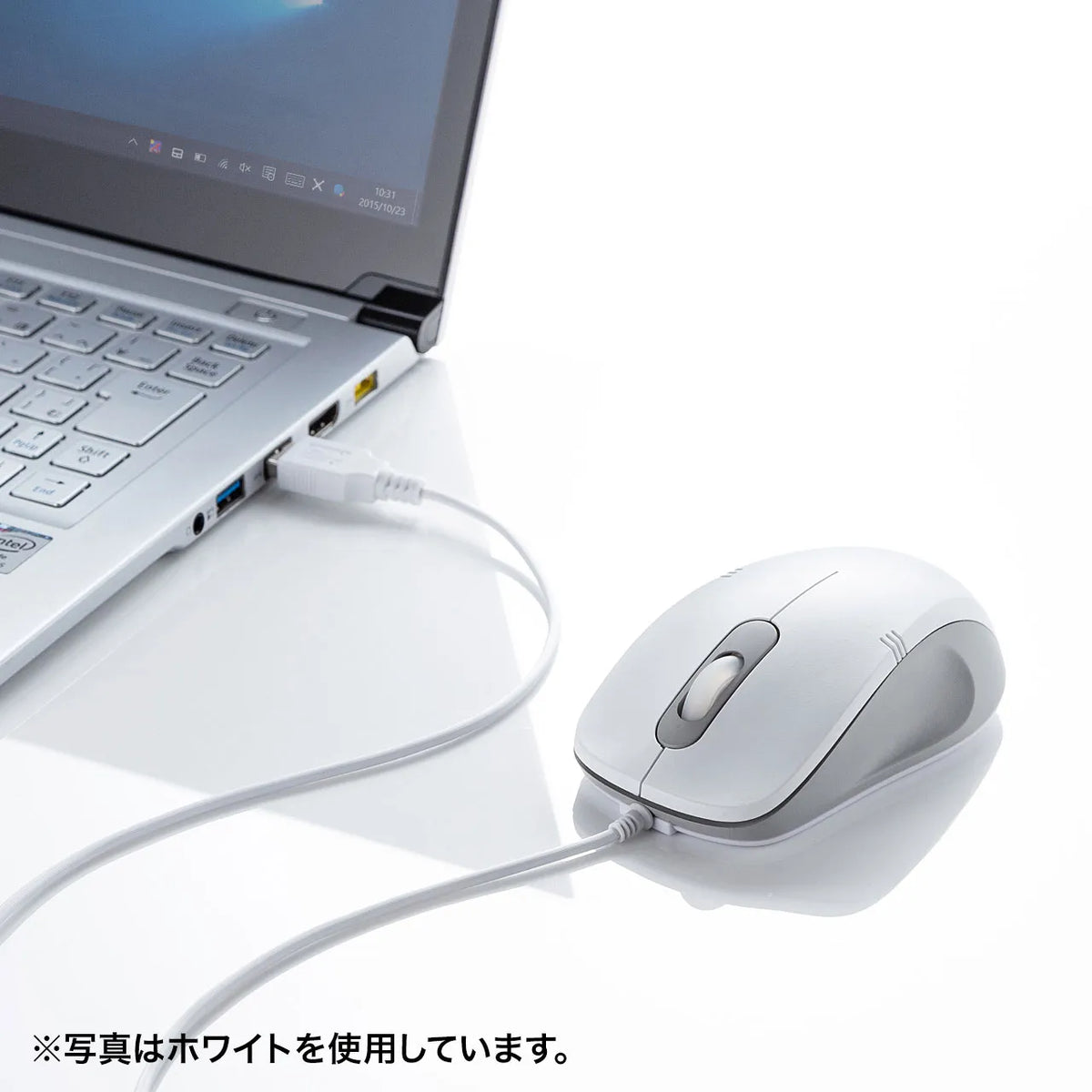 有線ブルーLEDマウス MA-BL138BK
