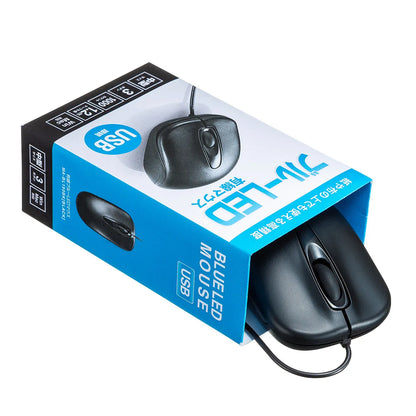 Wired Blue LED Mouse MA-BL150BK