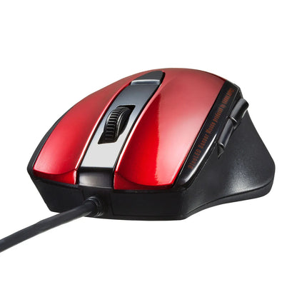 Silent Wired Blue LED Mouse (5 Buttons) MA-BL168R