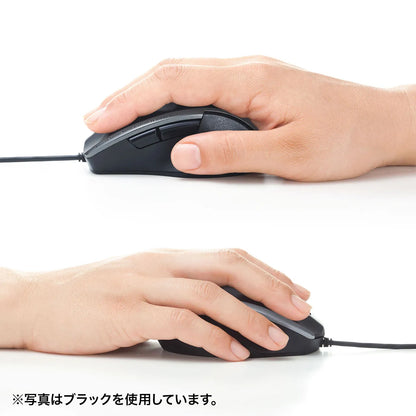 Silent Wired Blue LED Mouse (5 Buttons) MA-BL168R