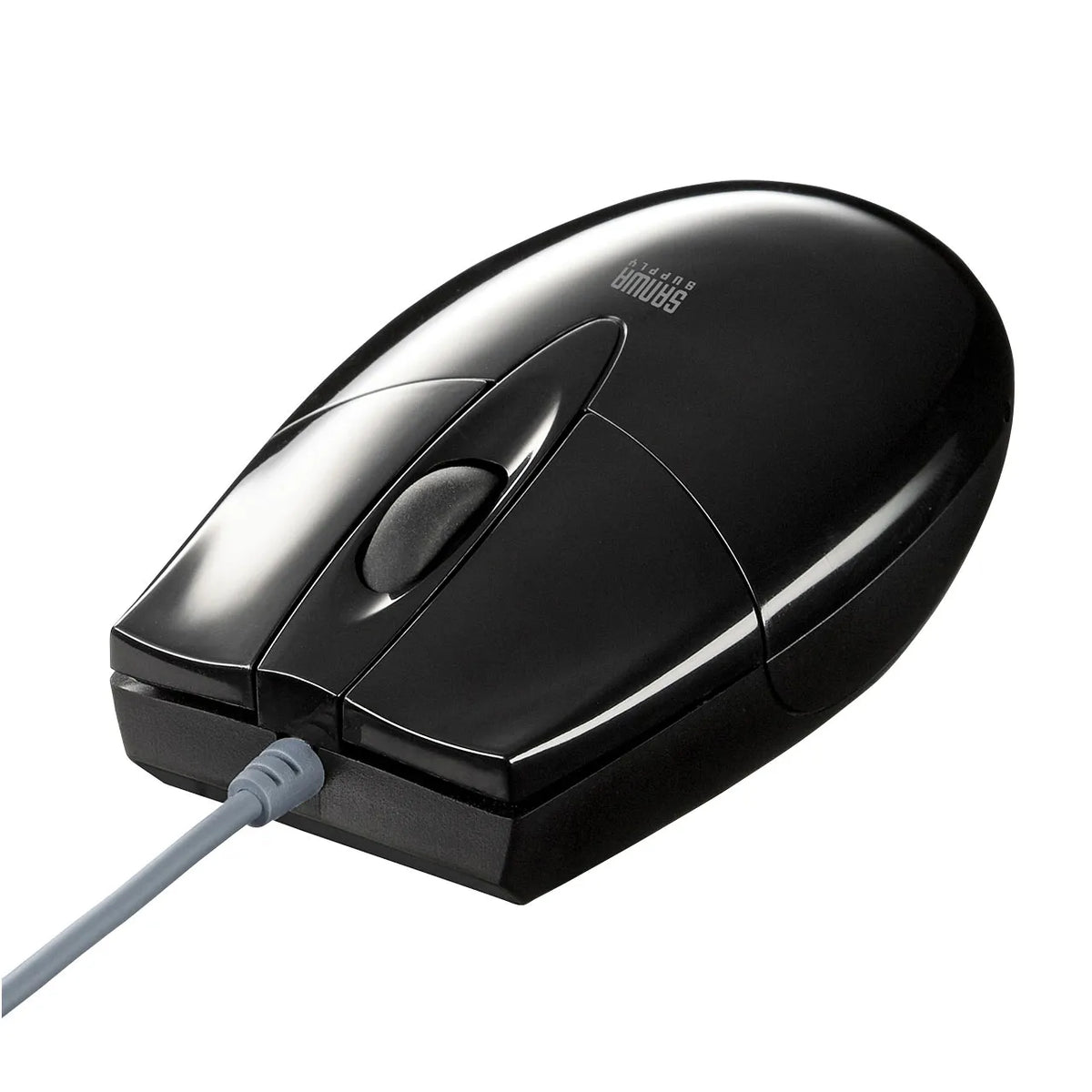 有線ブルーLEDマウス（USB-PS/2変換アダプタ付き） MA-BL3UPBKN