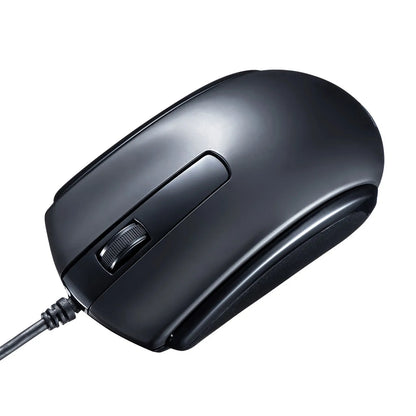 有線Type-CブルーLEDマウス MA-BLC158BK