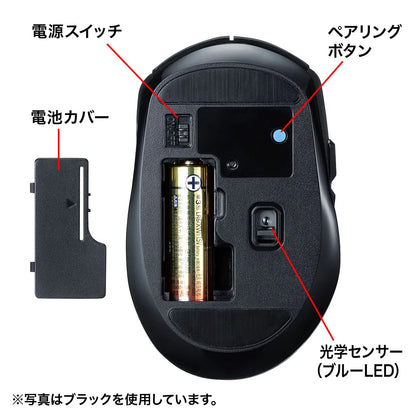 Bluetooth 5.0 Blue LED Mouse MA-BTBL162R