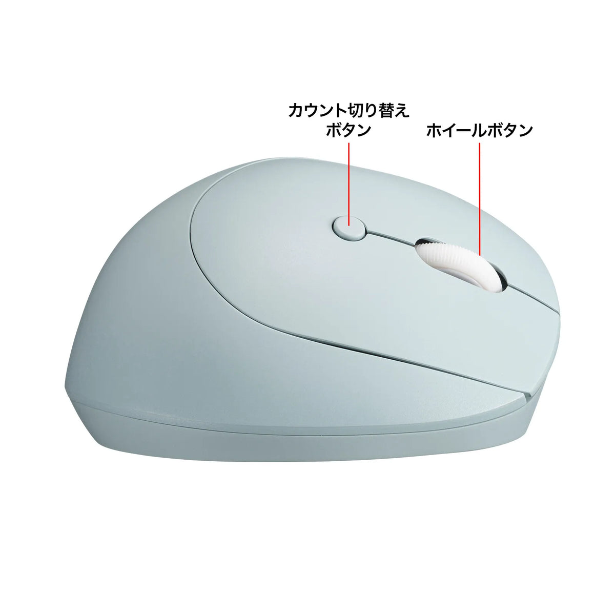 Silent Bluetooth Compact Ergonomic Mouse (Rechargeable, 5 Buttons) MA-EBBS522BL