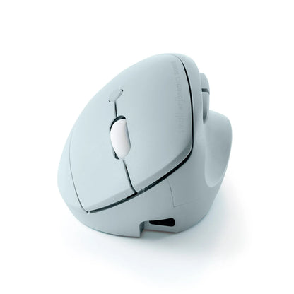 Silent Bluetooth Compact Ergonomic Mouse (Rechargeable, 5 Buttons) MA-EBBS522BL