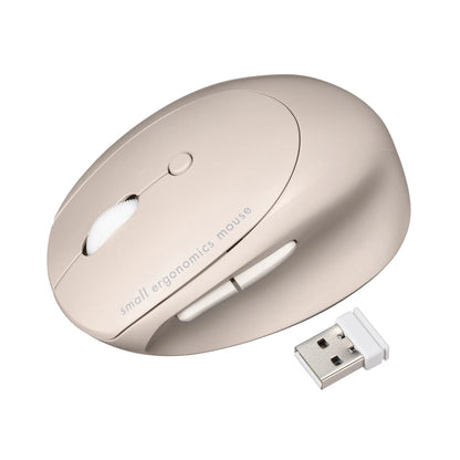 Silent Wireless Compact Ergonomic Mouse (Rechargeable, 5 Buttons) MA-EWBS522BG