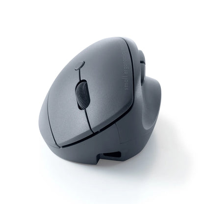 Silent Wireless Compact Ergonomic Mouse (Rechargeable, 5 Buttons) MA-EWBS522BK