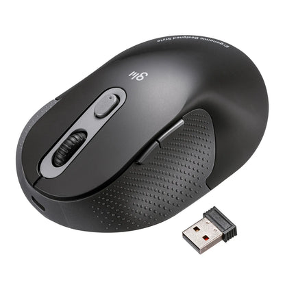 Silent Wireless Ergonomic Mouse MA-EWBS528MBK