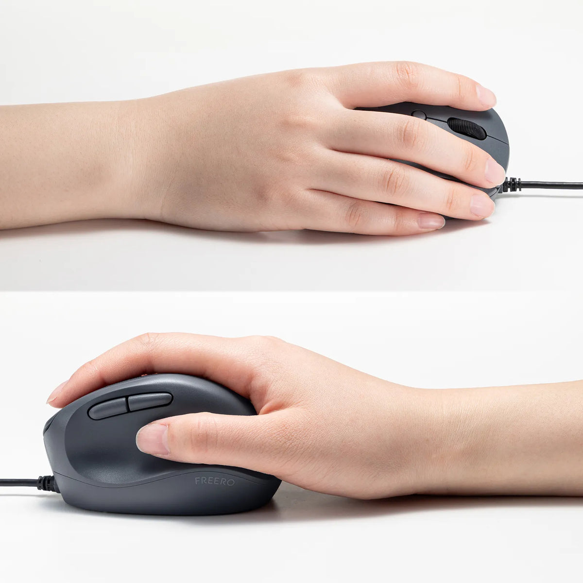 Antibacterial Silent Wired Ergonomic Mouse MA-EYBS522BK