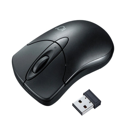 Silent Wireless Blue LED Mouse "IO Plus" MA-IPWBS302BK