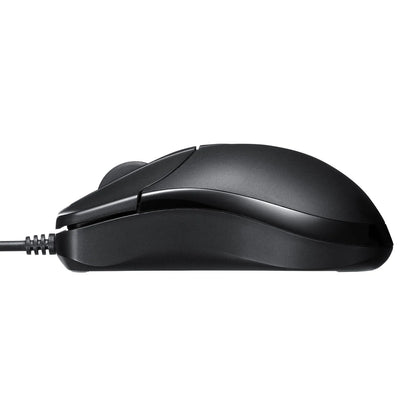 Silent wired blue LED mouse "ioplus" MA-IPYBS301BK