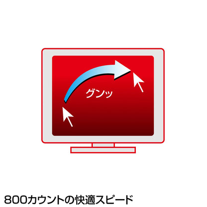 ケーブル巻取り光学式マウス(ブラック) MA-MA6BK