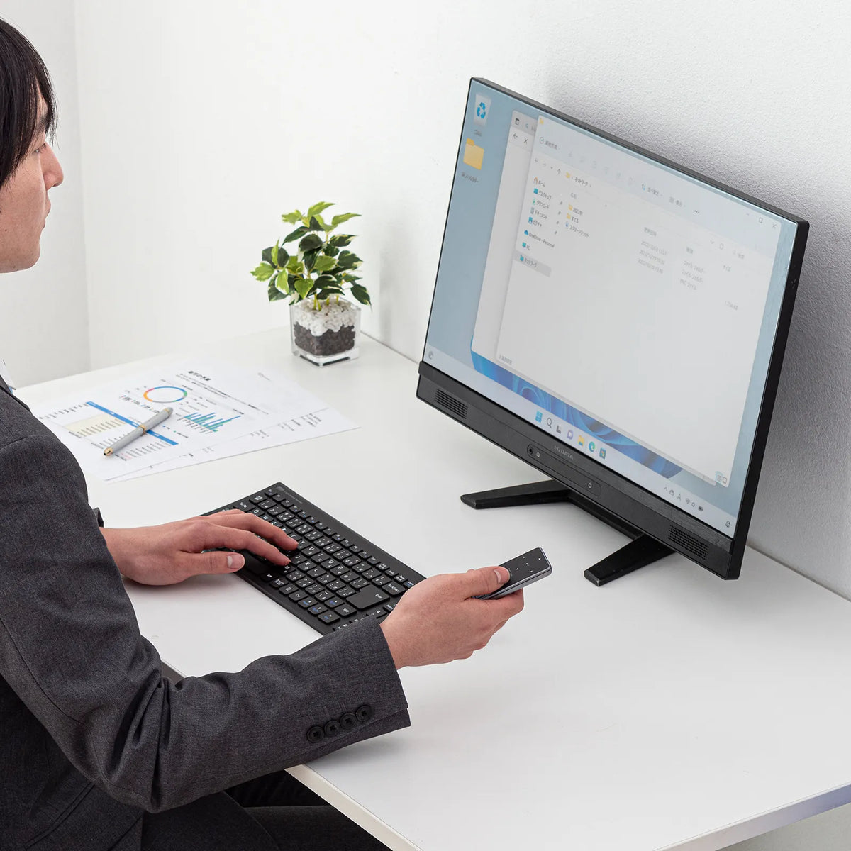 Bluetoothタッチパッドリモコン MA-PBS325BK