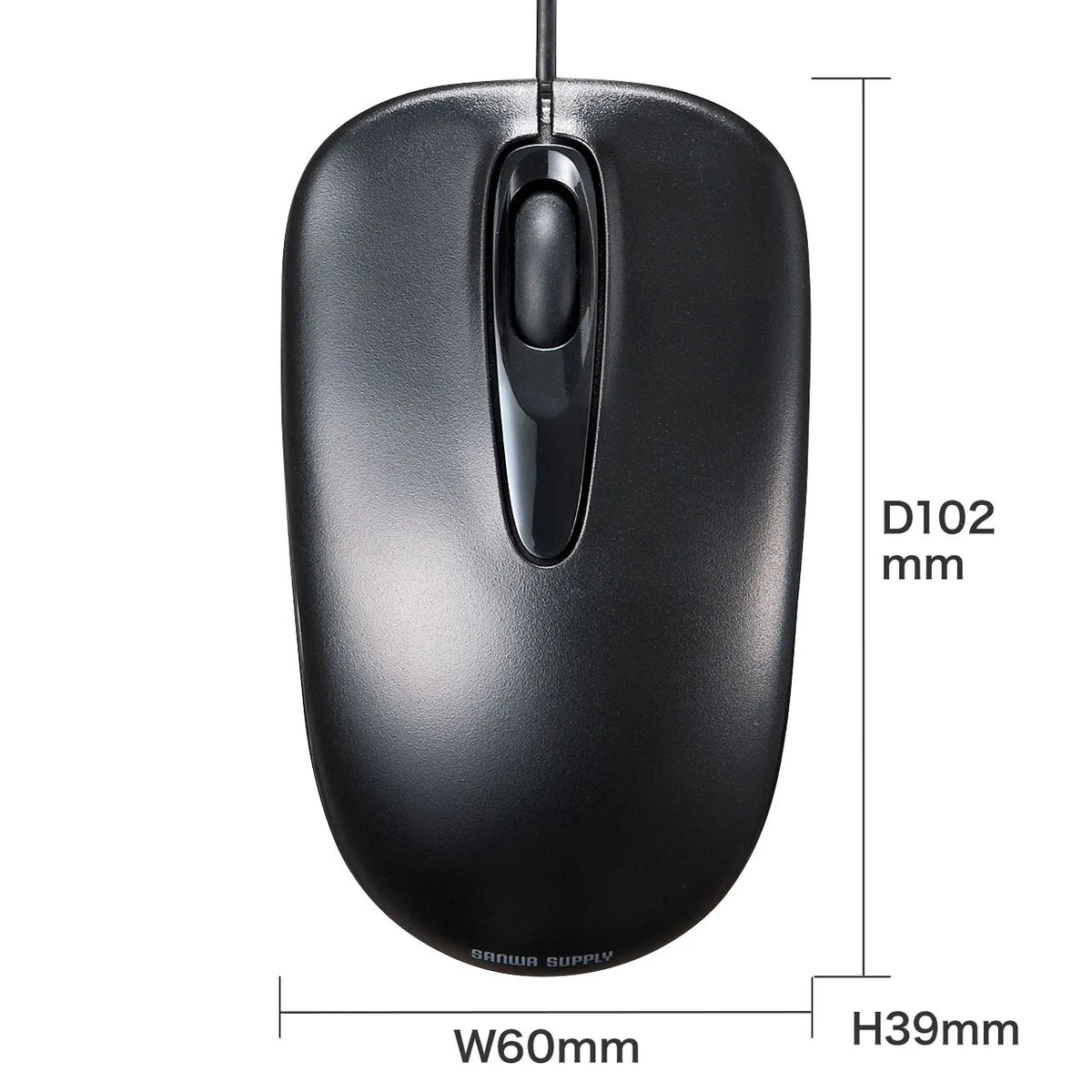 Wired optical mouse MA-R115BK