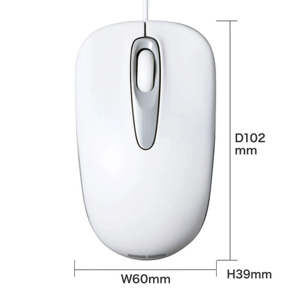 有線光学式マウス MA-R115W