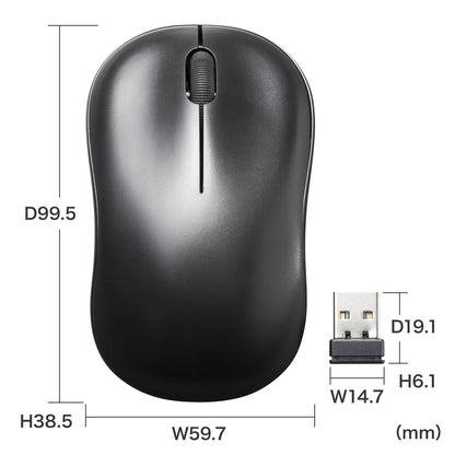 Wireless Blue LED Mouse MA-WB312BK