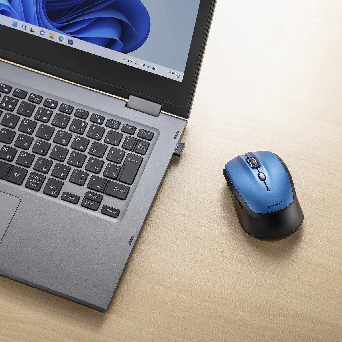 Wireless Blue LED Mouse (5 buttons) MA-WB509BL
