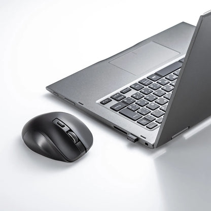 ワイヤレスブルーLEDマウス（5ボタン） MA-WB518BK