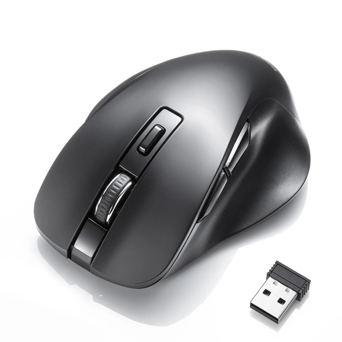 ワイヤレスブルーLEDマウス（5ボタン） MA-WB518BK