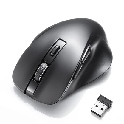 ワイヤレスブルーLEDマウス（5ボタン） MA-WB518BK