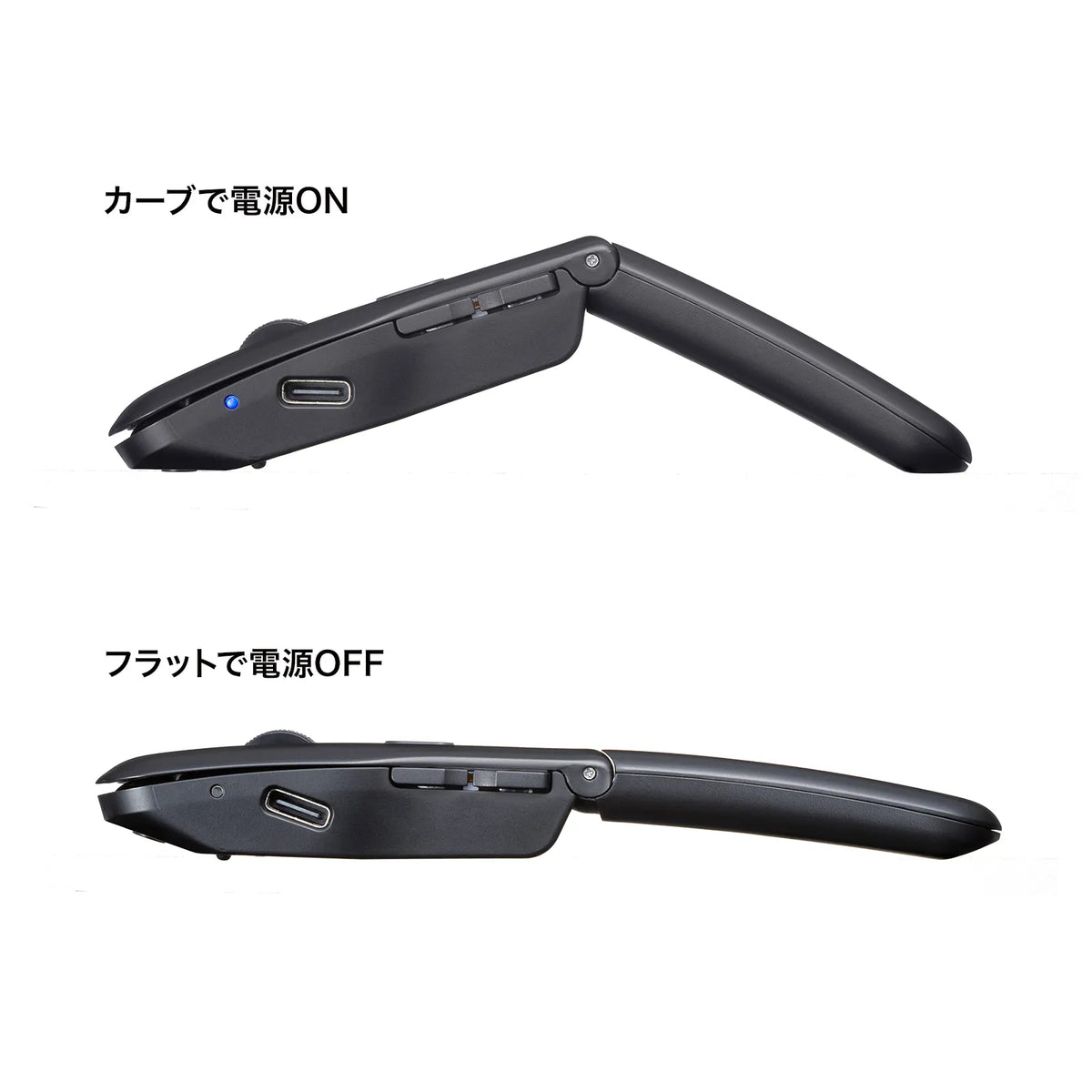 Silent Wireless IR LED Combo Mouse (5 Buttons, Slim Design) MA-WBIS5117BK