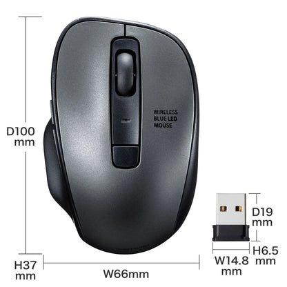 Wireless Blue LED Mouse MA-WBL134GM