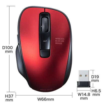 Wireless Blue LED Mouse MA-WBL134R