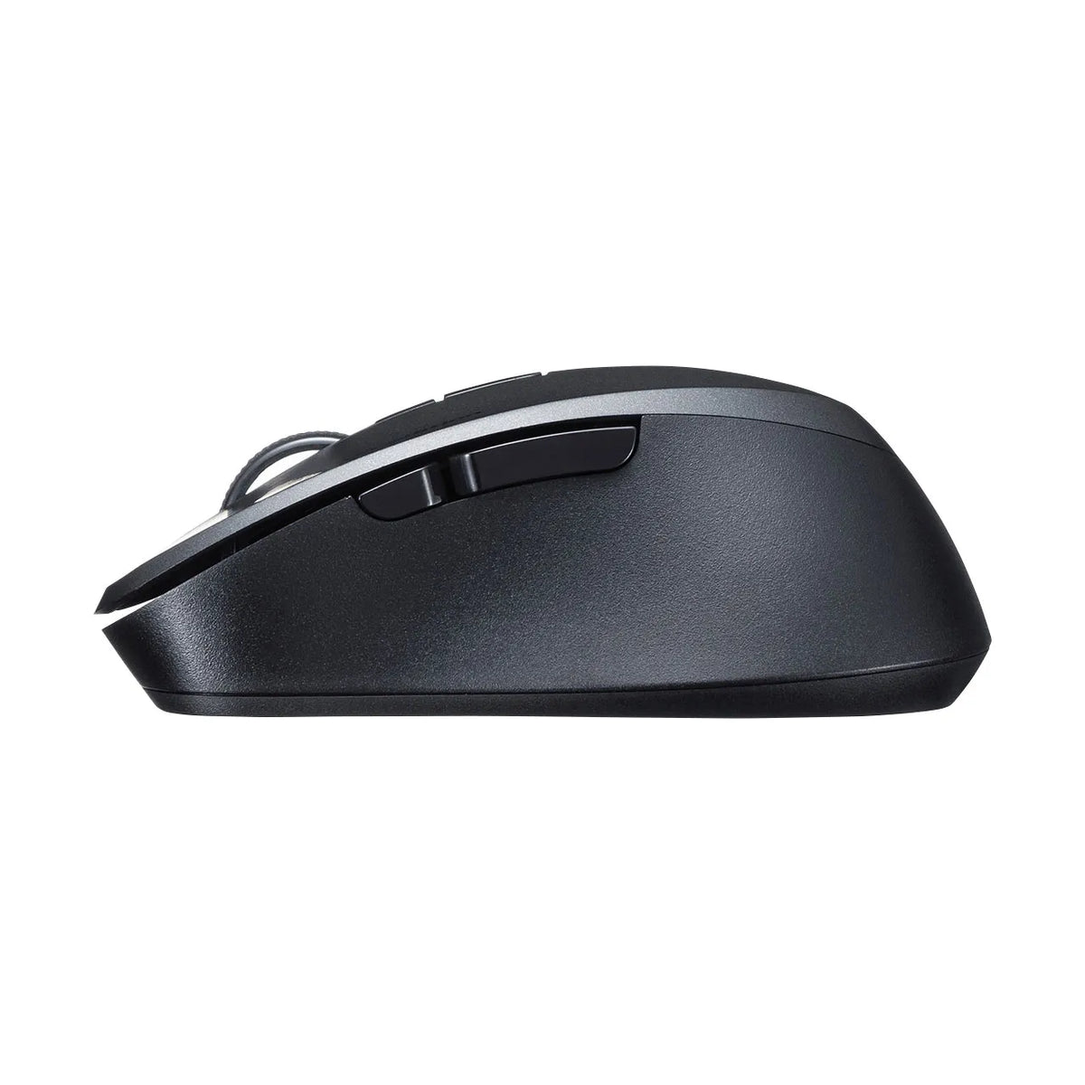 Silent Wireless Blue LED Mouse (5 Buttons, Black) MA-WBL153BK
