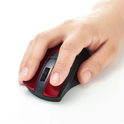 Silent Wireless Blue LED Mouse (5 Buttons) MA-WBL166R