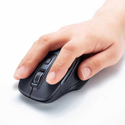 Silent Wireless Blue LED Mouse MA-WBLC169BK
