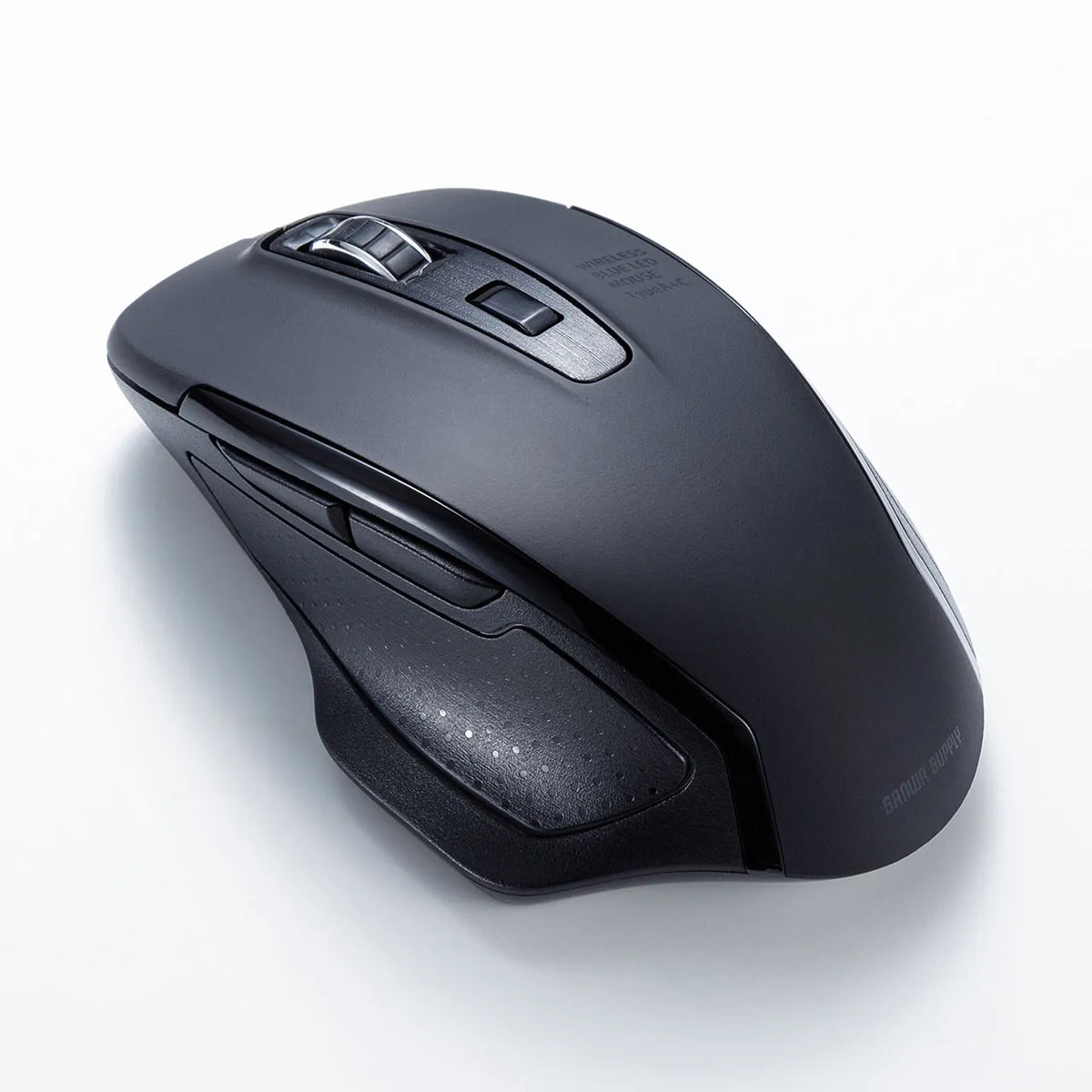 Silent Wireless Blue LED Mouse MA-WBLC169BK