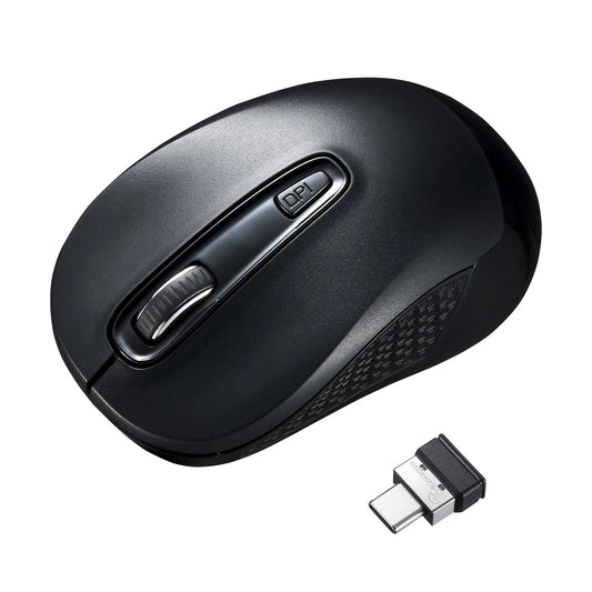 Wireless Type-C Blue LED Mouse MA-WBLC41BK