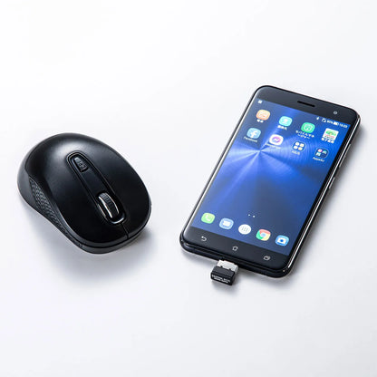 Wireless Type-C Blue LED Mouse MA-WBLC41BK