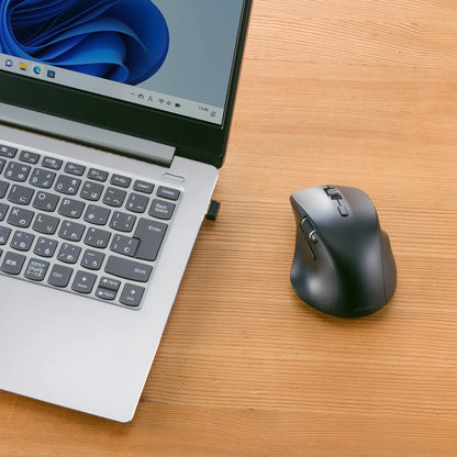 Silent Wireless Mouse (with Side Wheel, 5 Buttons) MA-WBS524BK
