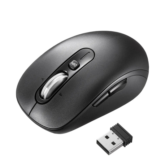 Silent Wireless Mouse (Tilt Wheel & High-Speed Scrolling) MA-WBS530BK