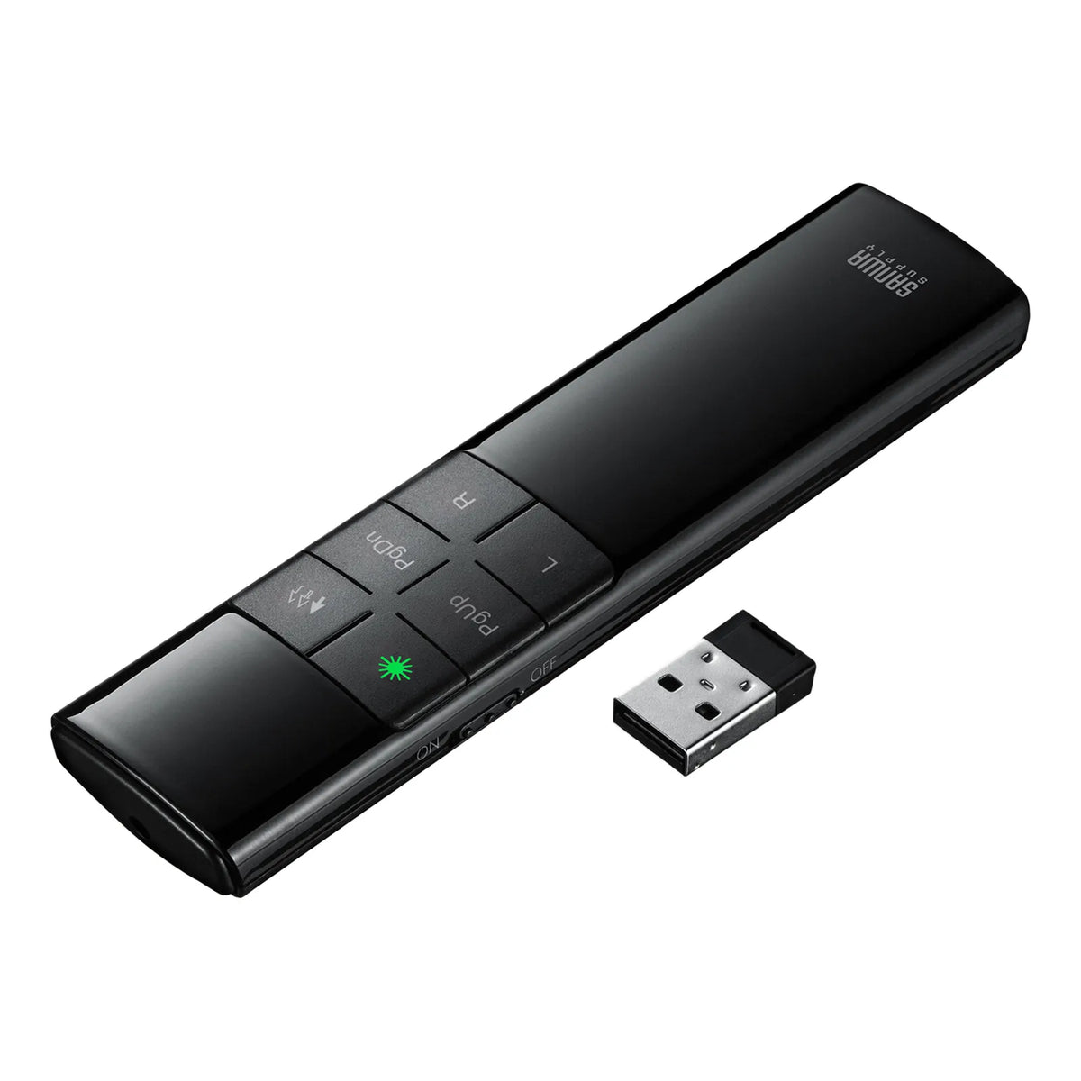 2-Way Presenter (Green Laser, Mouse Operable, Timer Function) MA-WPR17BK