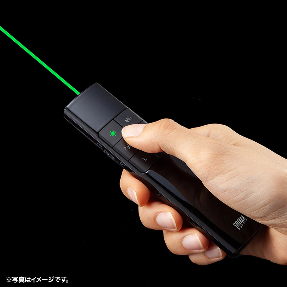 2-Way Presenter (Green Laser, Mouse Operable, Timer Function) MA-WPR17BK
