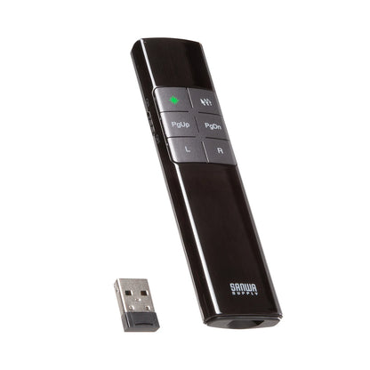 2-Way Presenter (Green Laser, Mouse Operable, Timer Function) MA-WPR17BK