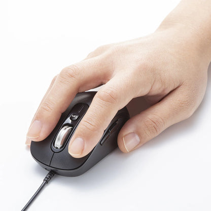 Silent wired mouse (tilt wheel, high-speed scrolling) MA-YBS531BK