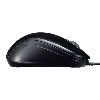 Antibacterial, silent wired blue LED mouse MA-YBSK315BK