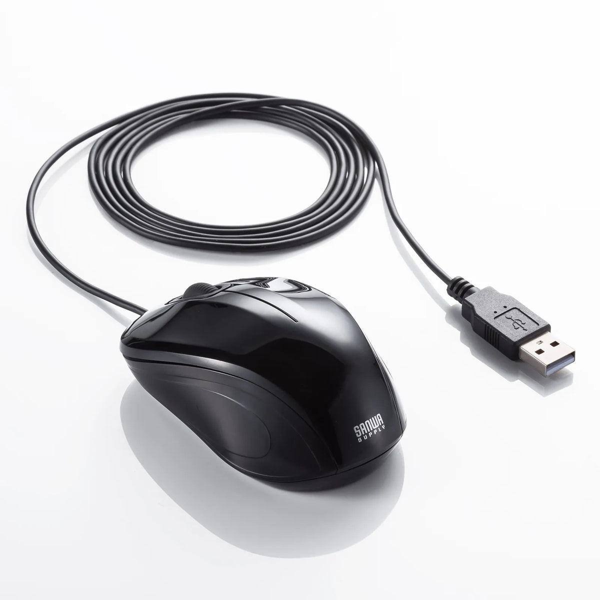Antibacterial, silent wired blue LED mouse MA-YBSK315BK