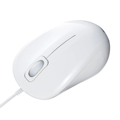 Antibacterial, silent wired blue LED mouse MA-YBSK315W