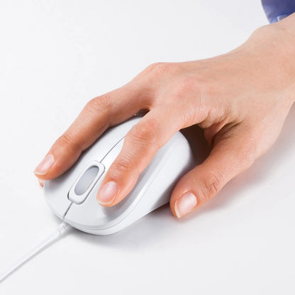 Antibacterial, silent wired blue LED mouse MA-YBSK315W