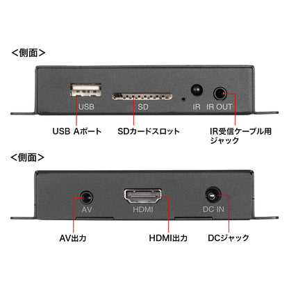Media Player (VESA Mount, Timer Function) MED-PL2K103
