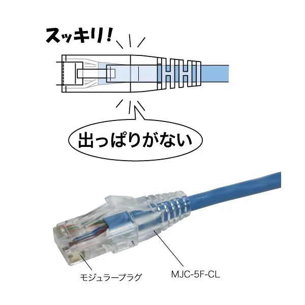 Modular plug cover (transparent type) MJC-F5-CL