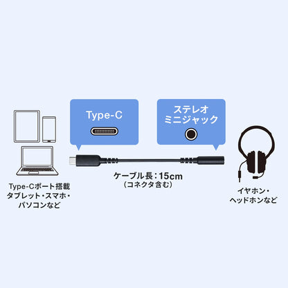 Type-C Audio Conversion Adapter (Simplified Package for GIGA) MM-ADUSBTC4TK