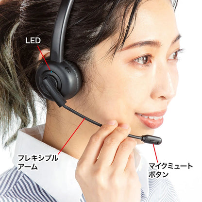 Bluetooth headset (with built-in unidirectional microphone) MM-BTMH58BK