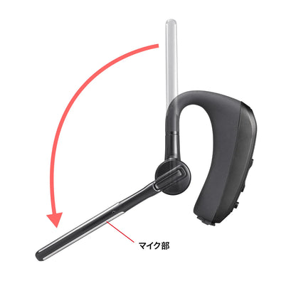 Bluetooth headset (with dual microphones and noise cancellation) MM-BTMH68BK