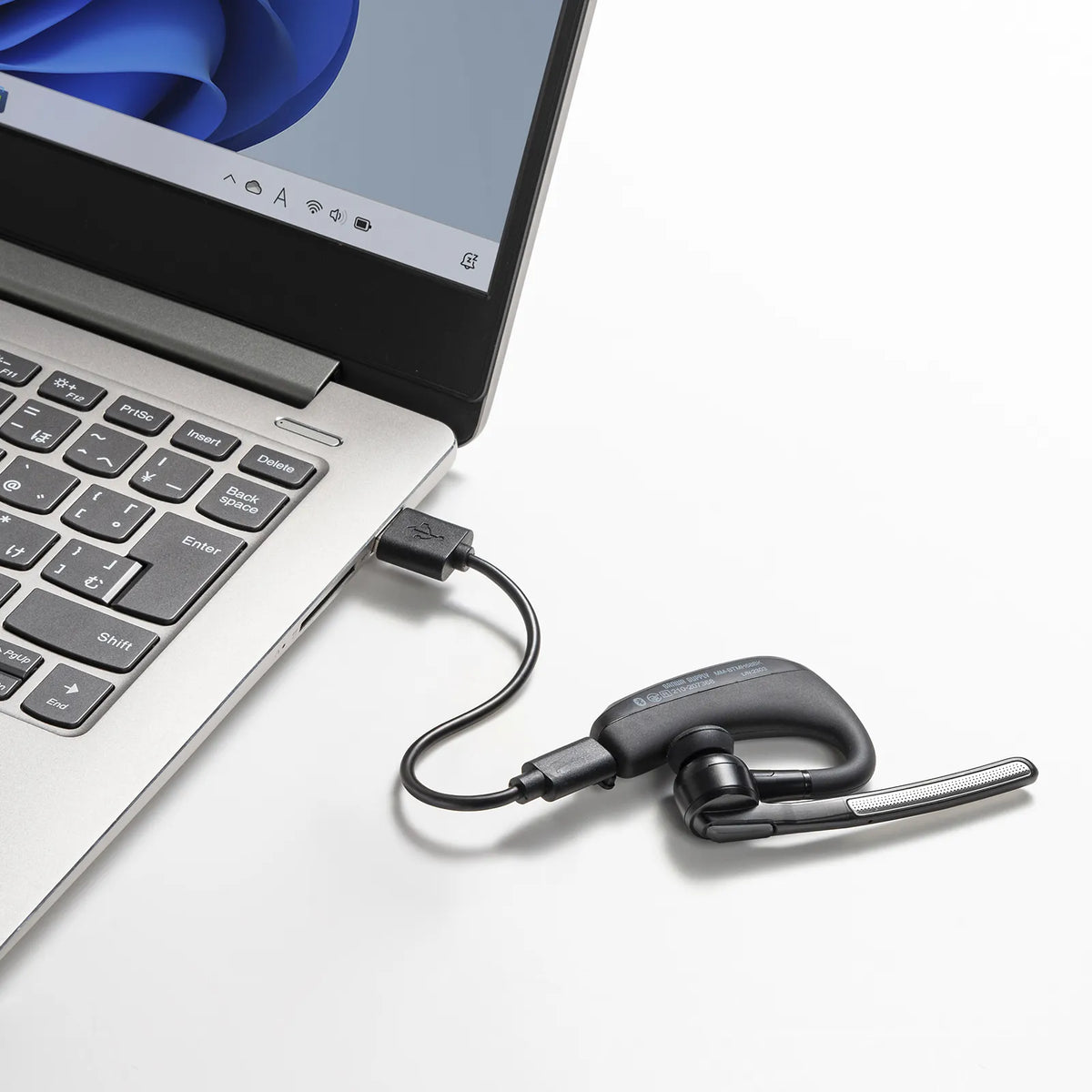 Bluetooth headset (with dual microphones and noise cancellation) MM-BTMH68BK